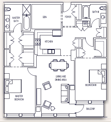 2BR/2BA - 1125 Maxwell Place