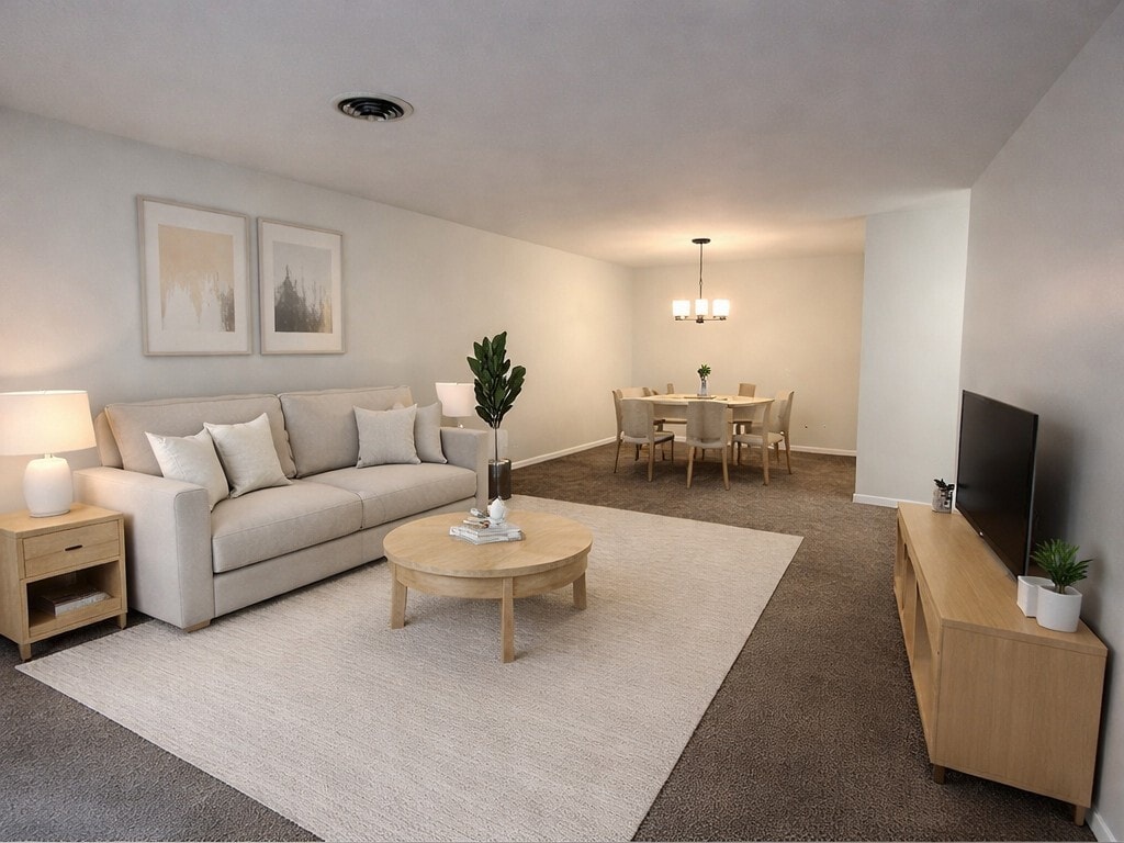 Dining/living room (staged) - 2102 Stephenson Ave SW