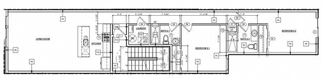 Floorplan - 731 N 35th Street Townhomes