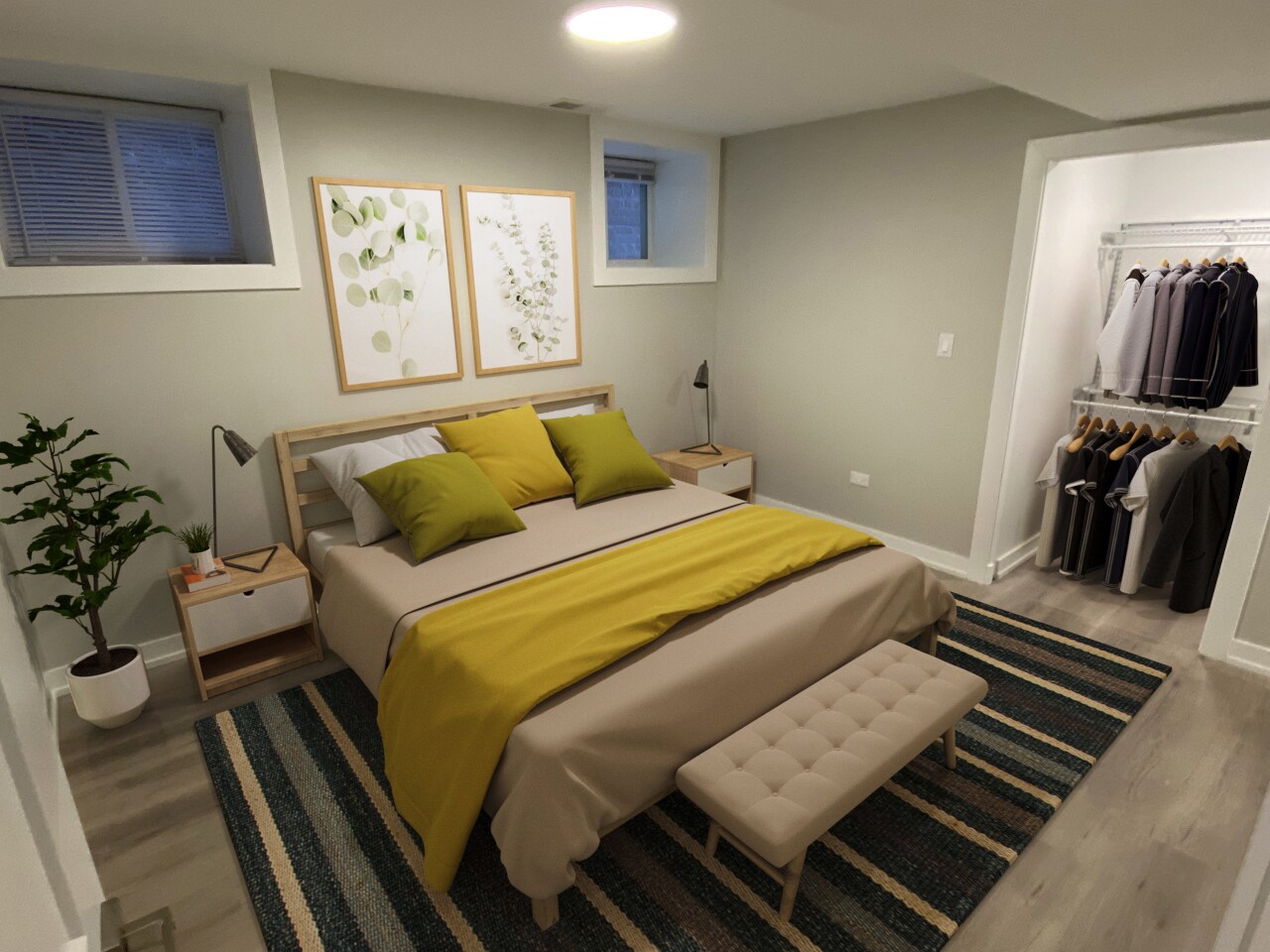 Primary Bedroom (WIC and En Suite Bathroom) - 2119 W Potomac Ave