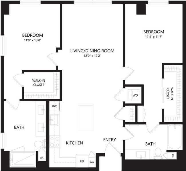 Floorplan - Huxley