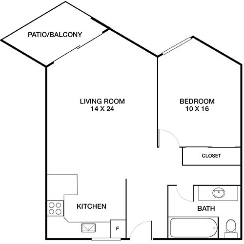 Floorplan - The Bluffs at Pacifica Apartments