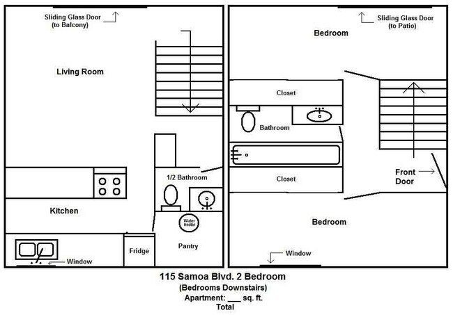 2BR/1.5BA - Meadowbrook Apartments