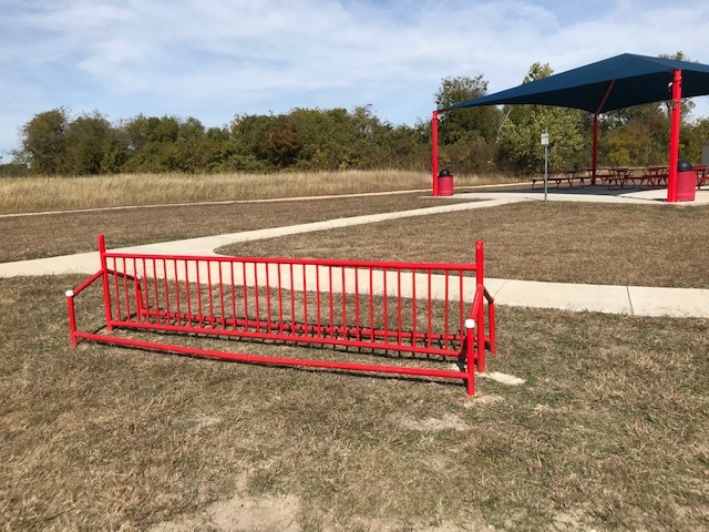 HOA bike/walking trail and racks - 6524 Cold Water Dr