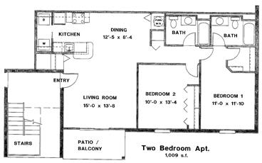 2BR/2BA - Water Dance Apartments