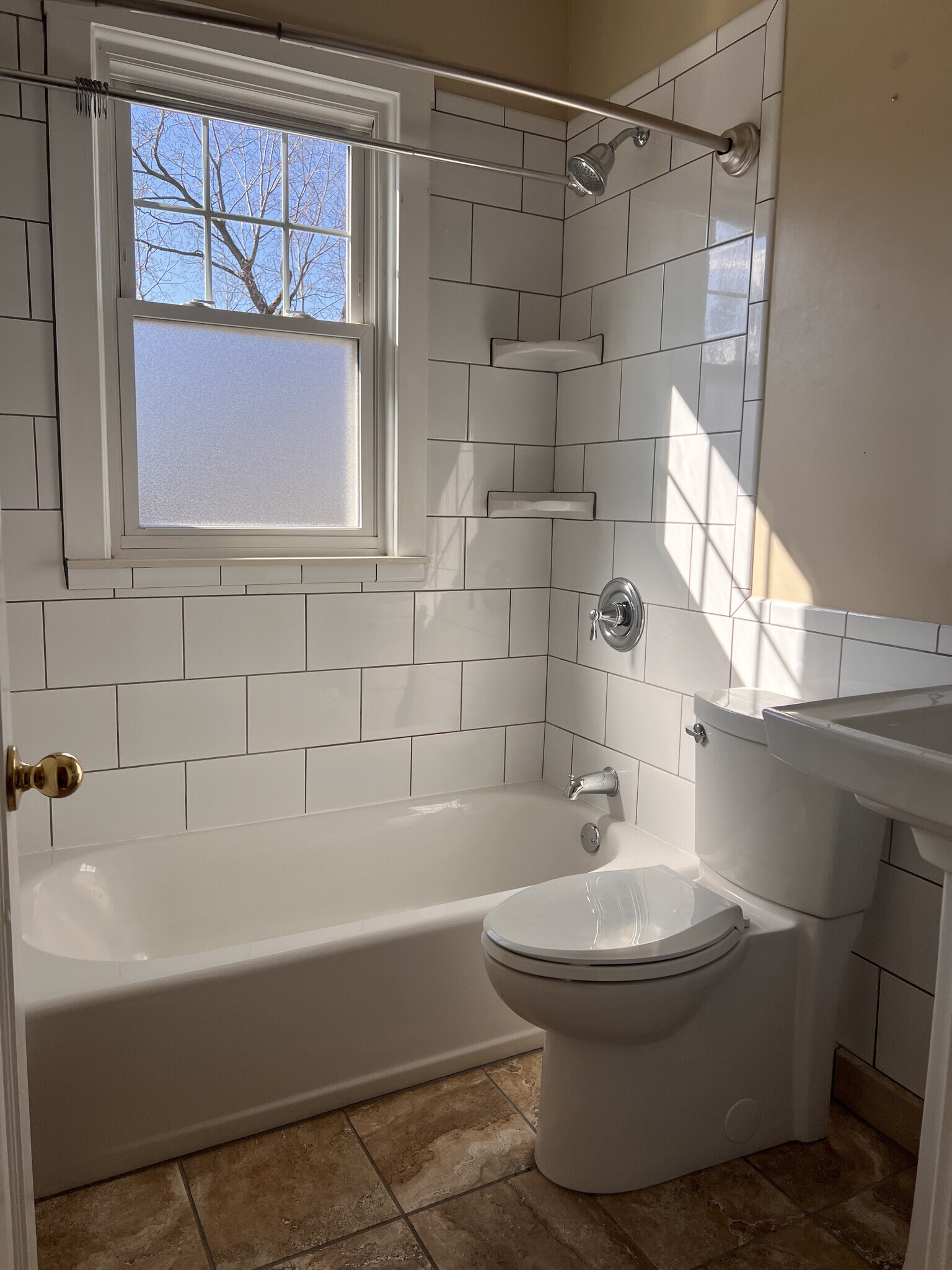 Beautiful bright fully remodeled bathroom. - 210 S Laurel St