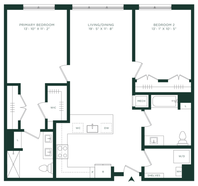 Floorplan - The Pearl at Station Bay