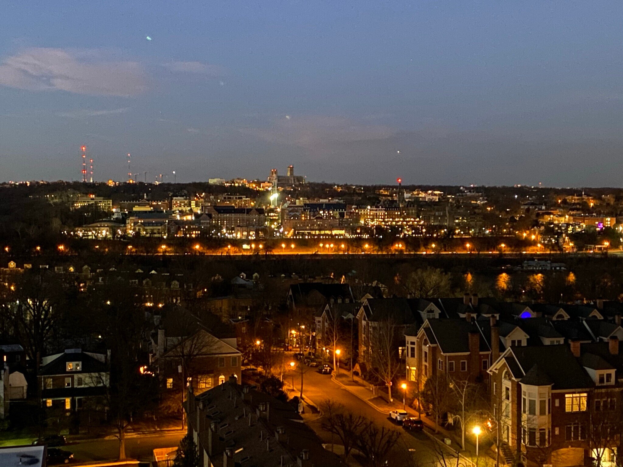 Balcony View-Night - 1530 Key Blvd