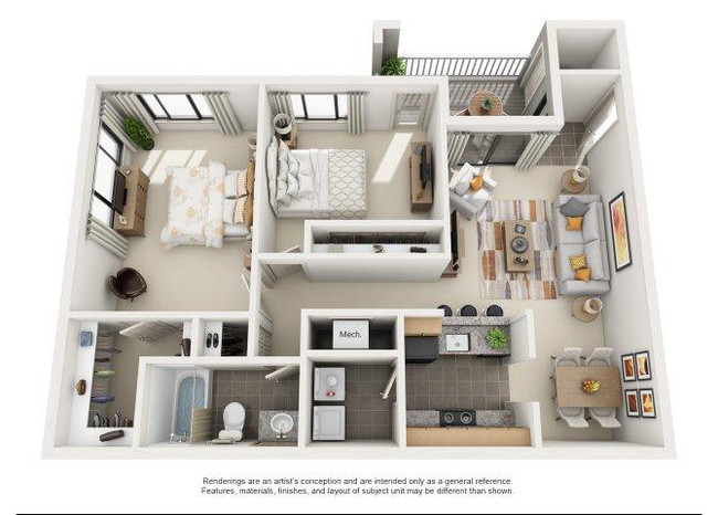 Floorplan - 1900 Rosemont