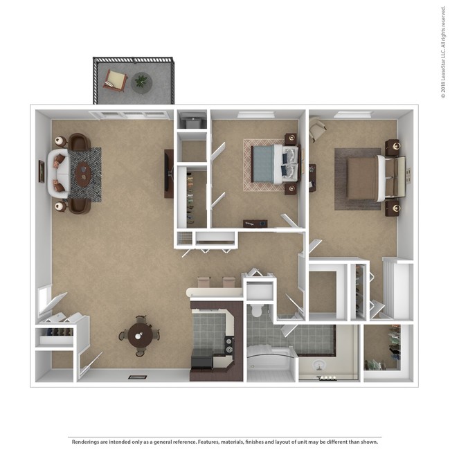 Floorplan - Orleans Place Apartments