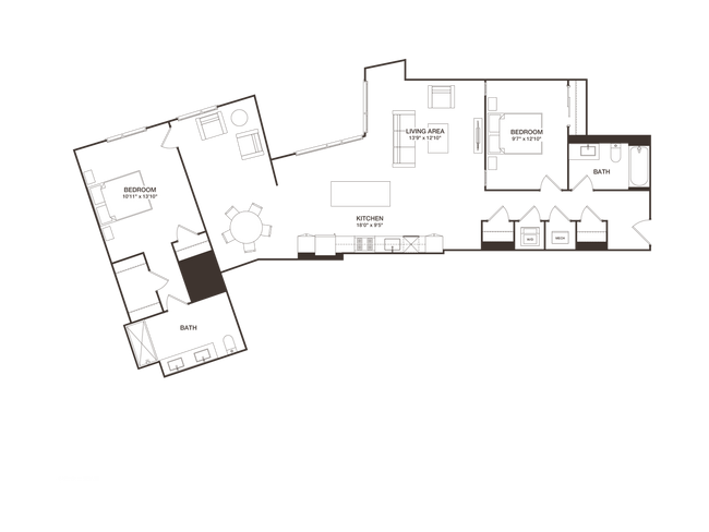 Floorplan - 8001 Woodmont