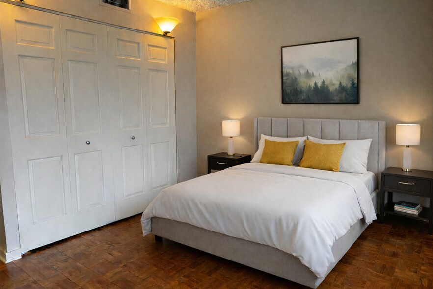 Second Bedroom with Large Closet (virtually staged) - 19 Rock Hill Rd