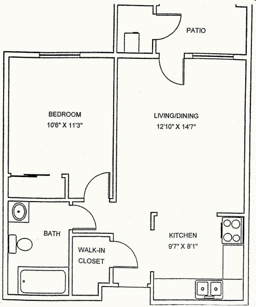 1BR/1BA - Eagle Grove Apartments