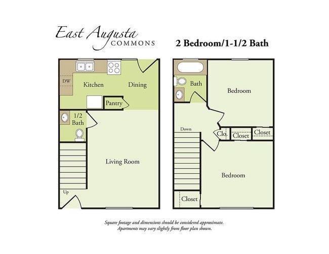 2BR/1.5BA - East Augusta Commons