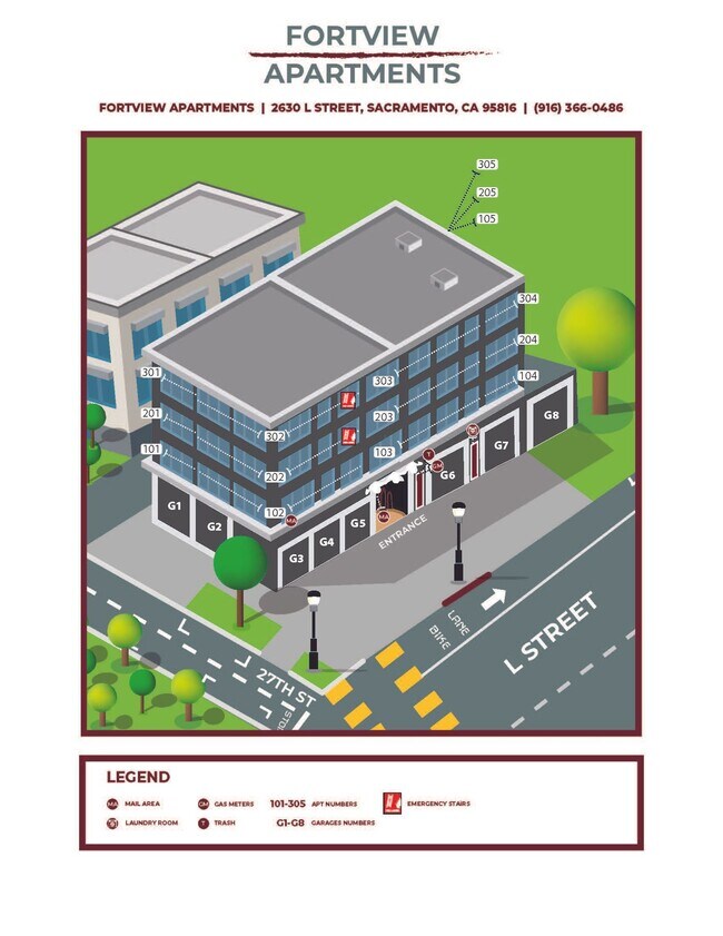 Floorplan - Fortview Apartments