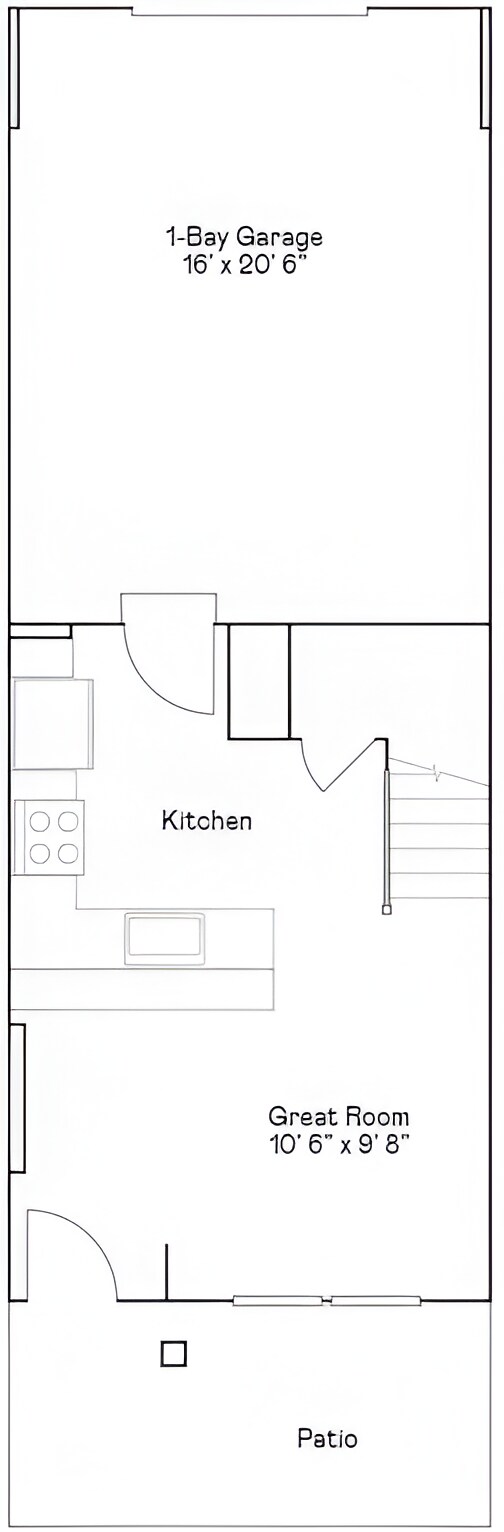 Floor plan - First Floor - 9142 Gladiola Way