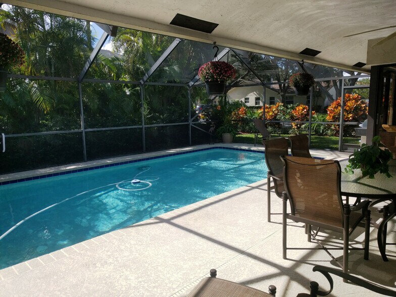 Pool view from patio - 2662 NW 42nd St