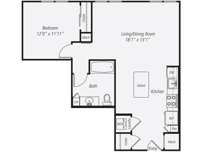 Floorplan - Avalon at Wesmont Station