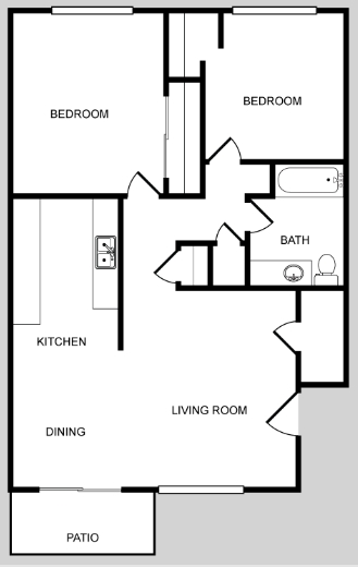 Plan C - Valley View Apartments