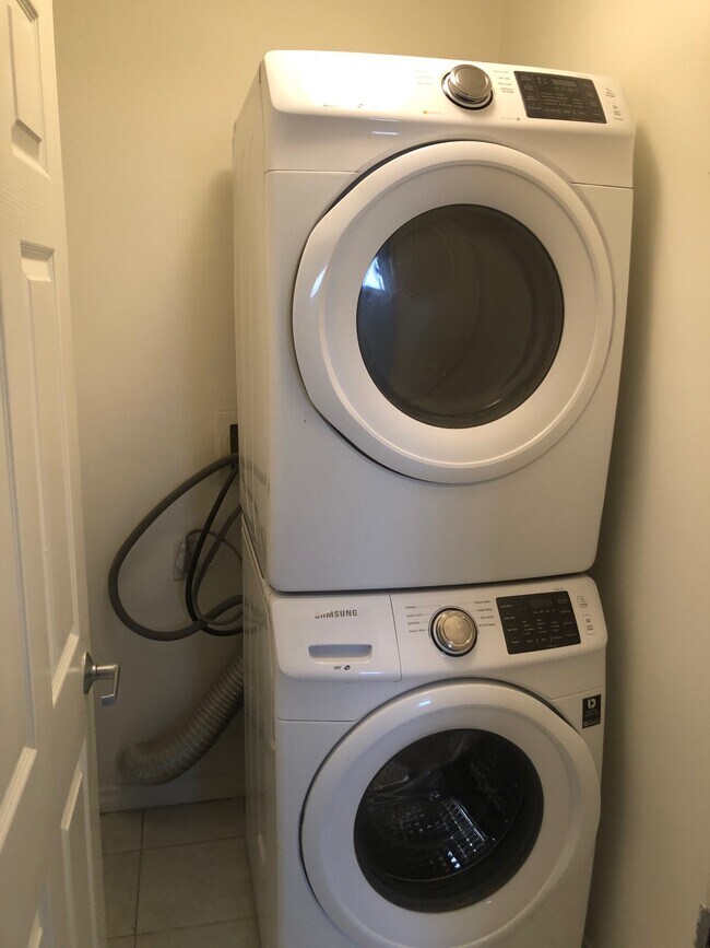 stacking washer drywer - Purdue Terrace Apartments