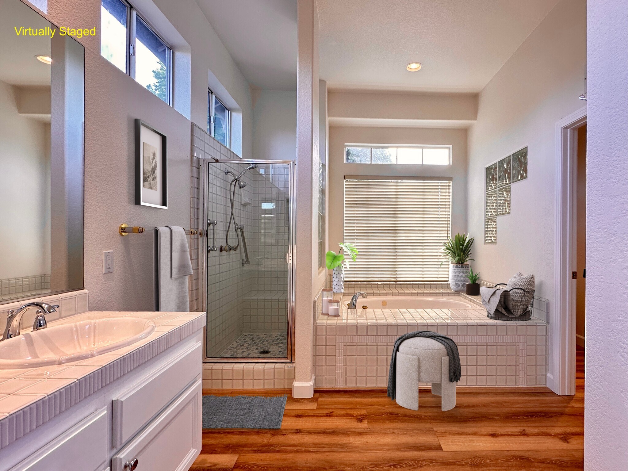 Primary Bathroom (staged) - 16880 Saint James Dr