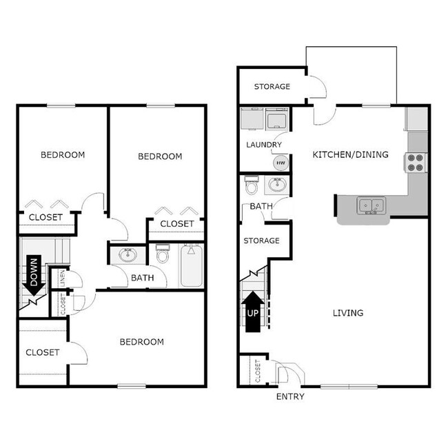 Floorplan - Pickerel Park Townhomes