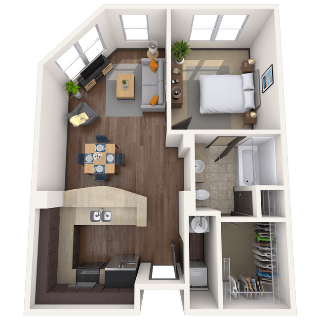 Floorplan - MAA Uptown