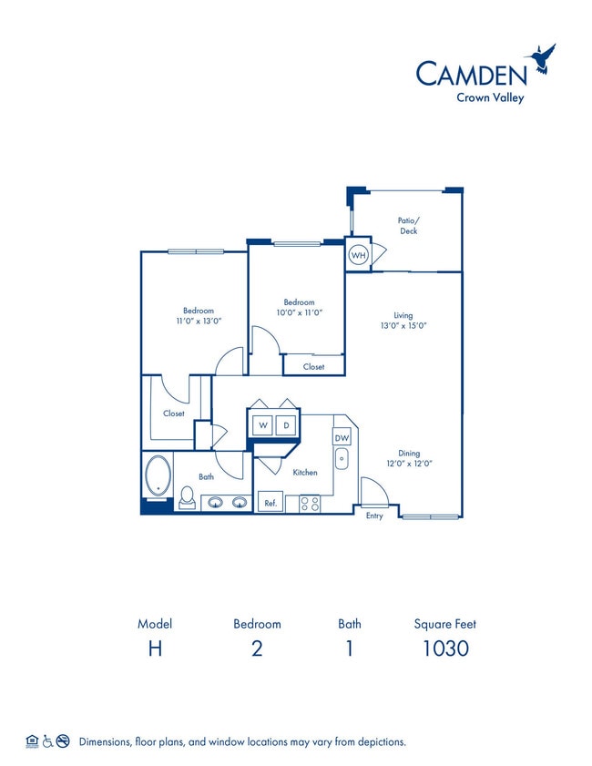 Floorplan - Camden Crown Valley