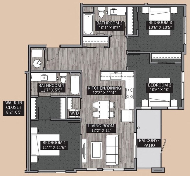 Floorplan - Central Park II & III