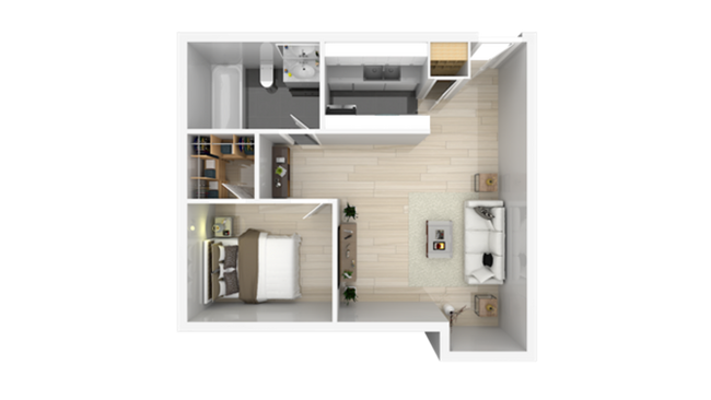Floorplan - Skyline Heights Apartments