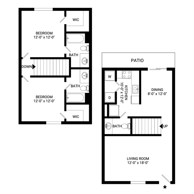 Floorplan - Villas on 517