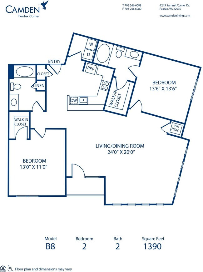 Floorplan - Camden Fairfax Corner