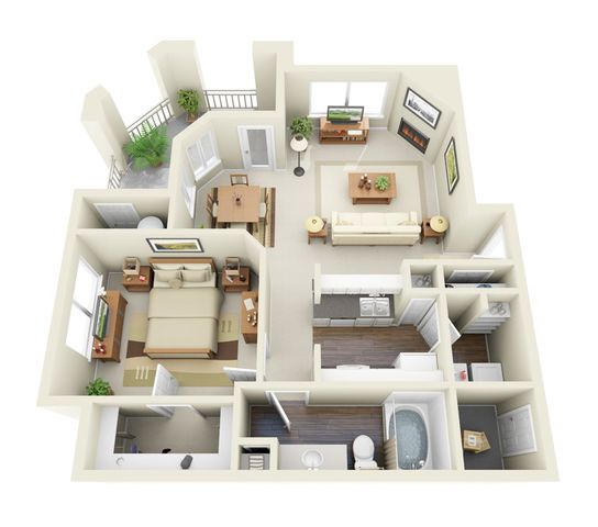 Floorplan - Lambertson Farms Apartment Homes