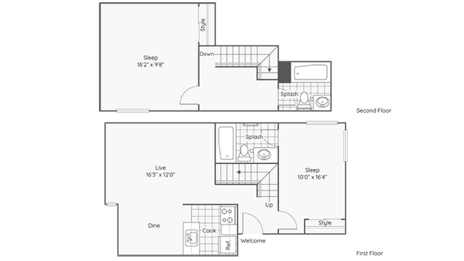 Floorplan - Maurice Dear Apartments