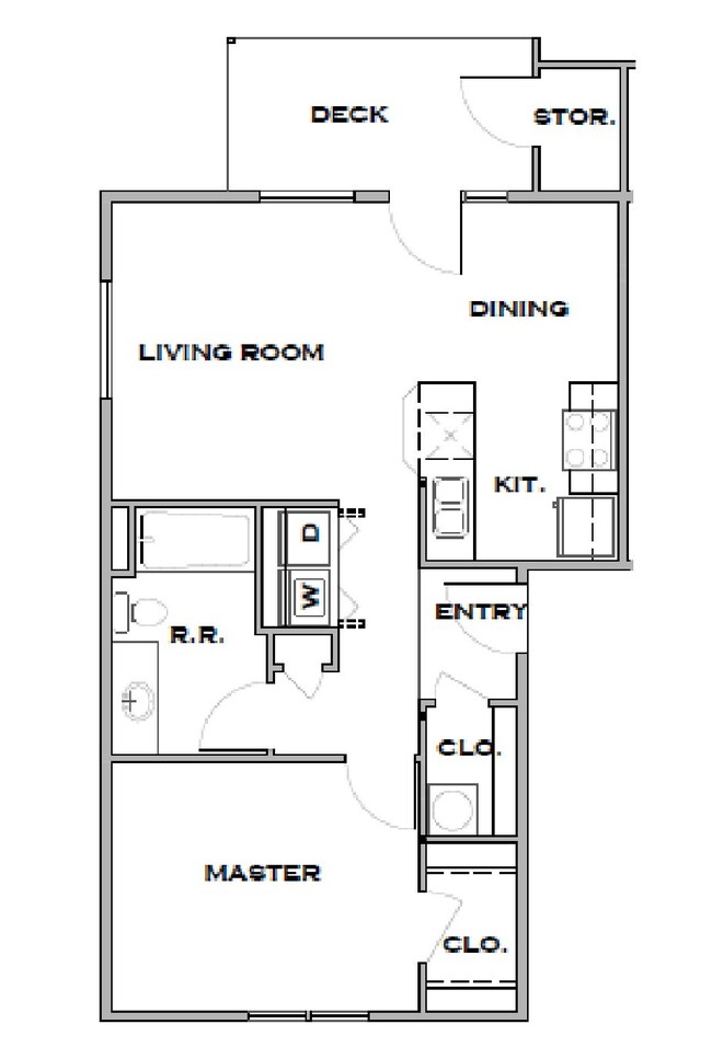 Floorplan - Leverich Apartments