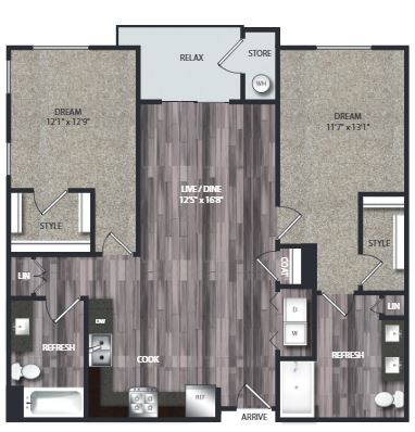 Floorplan - Jefferson Chandler