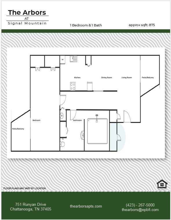 Floorplan - Arbors at Signal Mountain