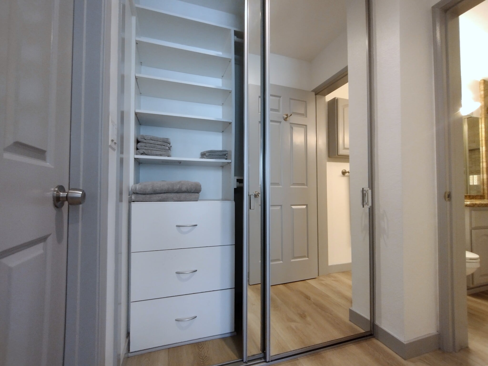 Closet #3 plus shelving/drawers - 121 S Hope St