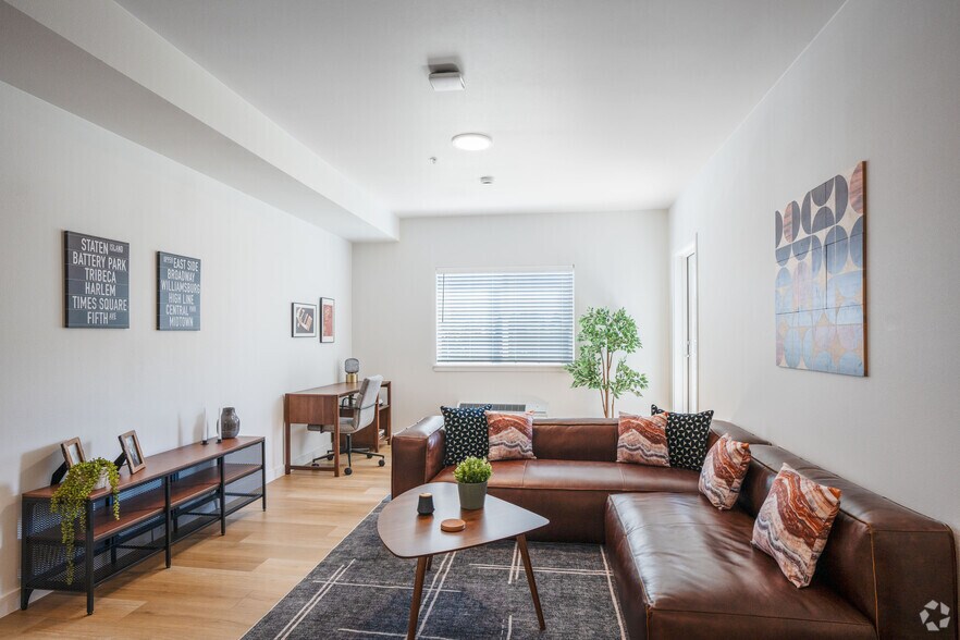 1BR, 1BA, - 806SF - Living Area - The Arvon