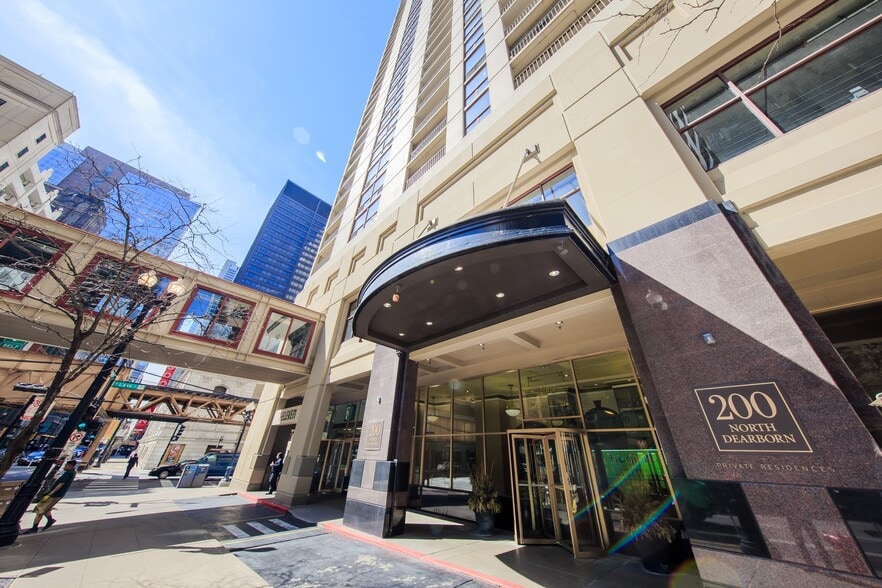 Exterior of Building - 200 N Dearborn St