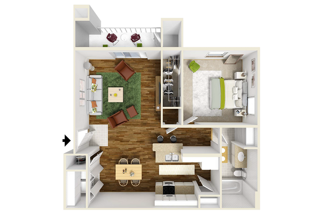 Floorplan - Kensington Park Apartments