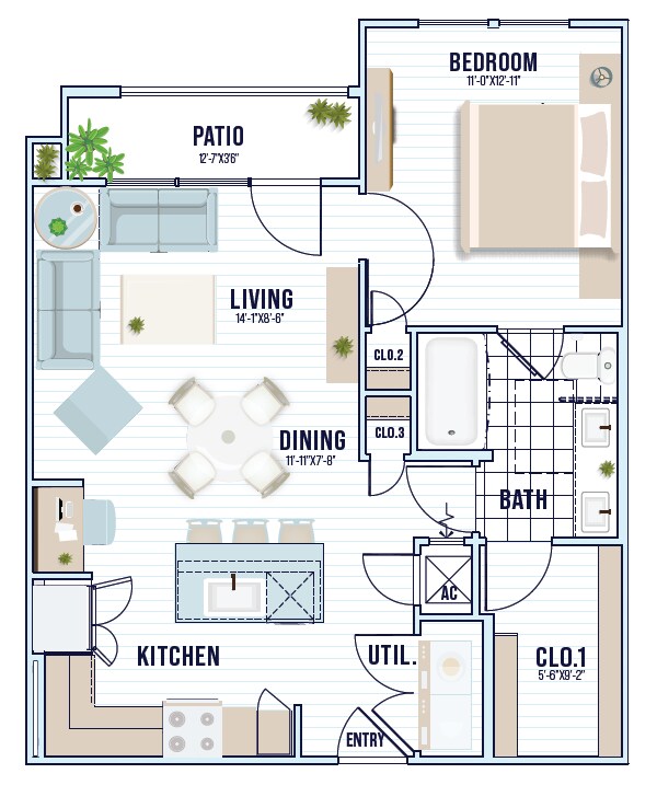 A4 | 731 sq ft - Dakota at Shepherd