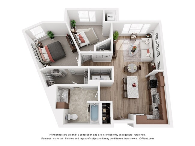 Floorplan - Sonder Point 50+ Apartments