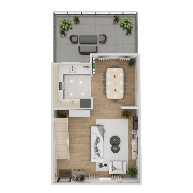 Floorplan - Judson Terrace Townhomes