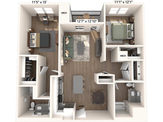Floorplan - Avalon W Squared