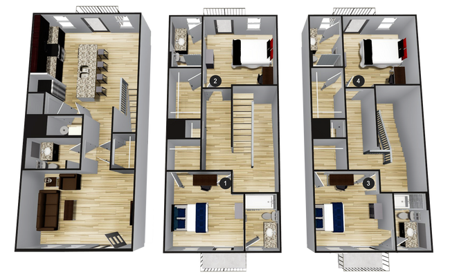 Floorplan - QUARTERS BLOOMINGTON