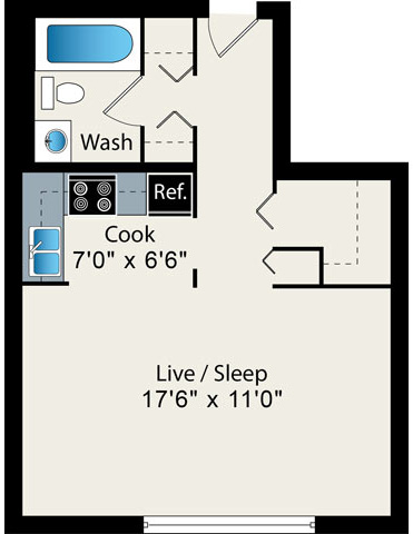 Floorplan - Reside on Pine Grove