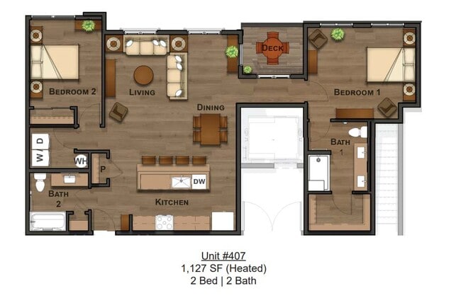 Residence 407 - Eliason Square Apartments