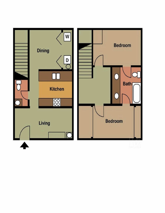 Floorplan - Athens Townhomes