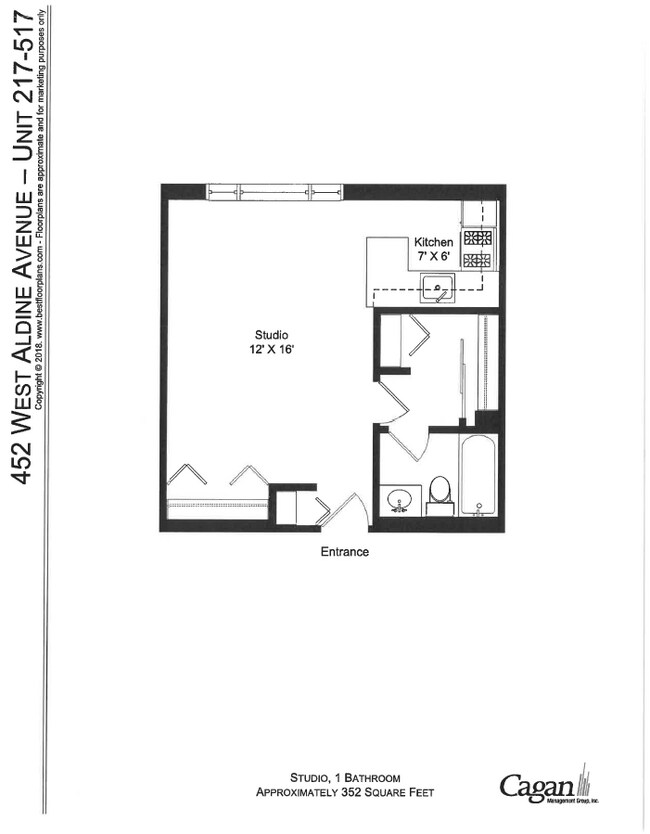 Floorplan - 452 W. Aldine